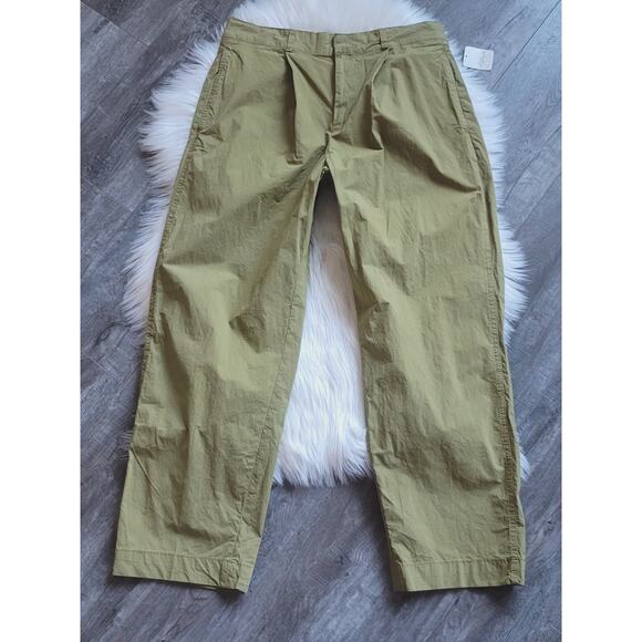 Free People New Bucca Tan Barrel Cargo Pants - Size 12 - Picture 2 of 5